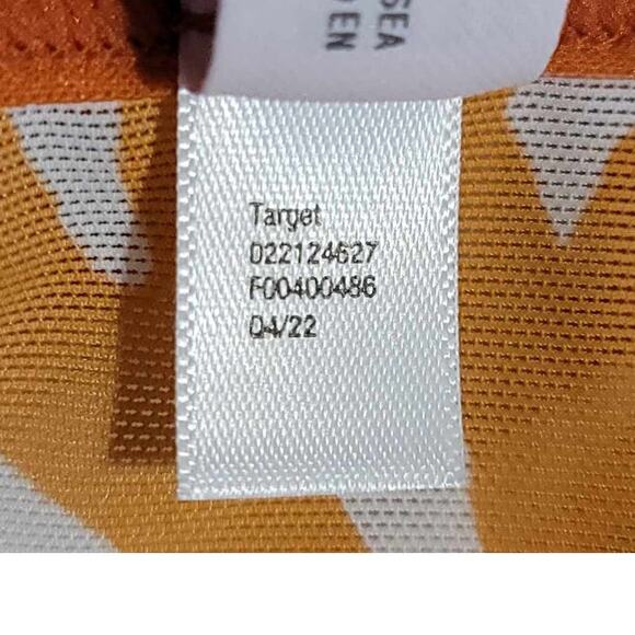 (2) Auden Animal Print Mesh Thong Underwear Panties Orange Medium NEW - Picture 5 of 9